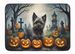 Cairn Terrier Spooky Halloween Memory Foam Kitchen Mat Machine Washable Anti-Fatigue Mat Cushion Comfort Bath Mat Or Kitchen Rug_maomaolike.com