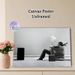 Surreal Fatigued Businessman Painting Poster, Monochrome Surreal Visual Illusion Scene Poster, Unique Artistic Decor With Playful Concept, Suitable_maomaolike.com