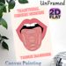 Traditional Chinese Medicine Tongue Diagnosis Painting Poster, Clear Illustrative Poster, Informative TCM Reference Ideal For Wellness Clinics, Study_maomaolike.com