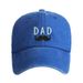 Unisex Washed cotton Embroidery DAD Alphabet baseball hat Father's Day gift hat Hip Hop hat_maomaolike.com
