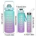 300ml/750ml/2L Motivational Sport Water Bottle Leakproof Bottles Drinking Outdoor Travel Gym Fitness Jugs_maomaolike.com