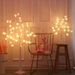 Orchid-Shaped LED Tree Lamp For Bedroom Decor, Warm White Glow_maomaolike.com