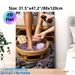 Lavender Foot Spa Painting Poster, Gentle Soothing Foot Care Scene Poster, Calming Wellness Design Brings Tranquil Vibe Ideal For Spa Room, Bedroom_maomaolike.com