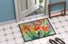 Lilies In Watercolor Doormat Front Door Mat Indoor Outdoor Rugs For Entryway, Non Slip Washable Low Pile, 24H X 36W_maomaolike.com