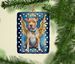 Pit Bull Terrier My Angel Porcelain Ornament Christmas Tree Hanging Decorations For Home Christmas Holiday, Rectangle, Gift, Multicolor_maomaolike.com