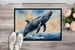 Humpback Whale Breaching Doormat Front Door Mat Indoor Outdoor Rugs For Entryway, Non Slip Washable Low Pile, 24H X 36W_maomaolike.com