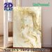 Abstract Marble Pattern Painting Poster, Luxury Gold-toned Swirling Fluid Art Poster, Elegant Decorative Piece Suitable For Living Room, Bedroom And_maomaolike.com