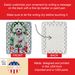 Poodle Christmas Porcelain Ornament Christmas Tree Hanging Decorations For Home Christmas Holiday, Rectangle, Gift, Multicolor_maomaolike.com