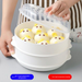 Microwave Oven Steamer Home Use, High-temperature Resistant Multi-layer Steamer, Food-grade Heating With Lid, Steaming_maomaolike.com