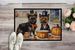 Cairn Terrier Fall Kitchen Pumpkins Doormat Front Door Mat Indoor Outdoor Rugs For Entryway, Non Slip Washable Low Pile, 24H X 36W_maomaolike.com