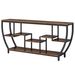 Industrial Console Table, Entryway Sofa Table With Shelves_maomaolike.com
