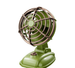 New Desktop Handheld Mini Fan, Rechargeable, Retro Style, Strong Airflow, Portable, Customizable Logo, Wholesale Lithium_maomaolike.com