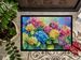 Hydrangeas In Watercolor Doormat Front Door Mat Indoor Outdoor Rugs For Entryway, Non Slip Washable Low Pile, 24H X 36W_maomaolike.com