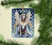 Weimaraner My Angel Porcelain Ornament Christmas Tree Hanging Decorations For Home Christmas Holiday, Rectangle, Gift, Multicolor_maomaolike.com