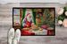 Cookies With Santa Claus Papa Noel Doormat Front Door Mat Indoor Outdoor Rugs For Entryway, Non Slip Washable Low Pile, 24H X 36W_maomaolike.com