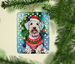 Sealyham Terrier Christmas Porcelain Ornament Christmas Tree Hanging Decorations For Home Christmas Holiday, Rectangle, Gift, Multicolor_maomaolike.com