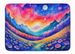 Periwinkles In Color Memory Foam Kitchen Mat Machine Washable Anti-Fatigue Mat Cushion Comfort Bath Mat Or Kitchen Rug_maomaolike.com