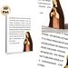 St. Clare Of Assisi Religious Quote Painting Poster, Serene Faith-inspired Graphic Poster, Inspirational Spiritual Message Suitable For Home, Prayer_maomaolike.com