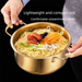 H-Selling Korean-Style Instant Small H Noodle Cooking Same Style Household Double Ear With Lid Soup Seafood_maomaolike.com