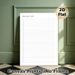 Bucket List Painting Poster, Minimalist Monochrome Checklist Poster, Practical Design To Record Personal Goals And Dream Activities, Suitable For_maomaolike.com