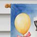 Kerry Blue Terrier Happy Birthday House Flag Large Porch Sleeve Pole Decorative Outside Yard Banner Artwork Wall Hanging, Polyester, House Size, Multicolor_maomaolike.com