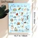 Animal Alphabet Painting Poster, Soft Watercolor Animal & Letter Pattern Poster, Assists With Alphabet Learning, Suitable For Study Rooms And Living_maomaolike.com