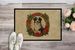 Australian Shepherd Christmas Flowers Doormat Front Door Mat Indoor Outdoor Rugs For Entryway, Non Slip Washable Low Pile, 24H X 36W_maomaolike.com