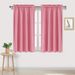 High Light Shielding Heat Insulating Energy Saving Bedroom Kitchen Blocking Curtains Nordic Solid Color Black Silk Blackout Curtains_maomaolike.com