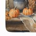 Cavalier Spaniel Fall Kitchen Pumpkins Memory Foam Kitchen Mat Machine Washable Anti-Fatigue Mat Cushion Comfort Bath Mat Or Kitchen Rug_maomaolike.com