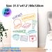 Speech-Language Therapy Painting Poster, Vibrant Hand-drawn Graphic Poster, Informative Speech-related Terminology Decor For Therapy Clinic_maomaolike.com