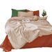 Wholesale INS Japanese Mixed Small Plaid Pure Four-Piece All-Cotton Simple Nordic Style Washed Cotton Solid Color 4-Piece Set_maomaolike.com