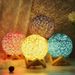 Zhongshan Creative Rattan Ball Ambient Indoor Reading Bedroom Bedside Romantic Night Lighting Table Lamp LED Light_maomaolike.com