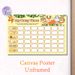 Jungle Animal Potty Chart Painting Poster, Cute Cartoon Jungle Animal Scene Poster, Motivational Design To Track Potty Training Progress, Ideal For_maomaolike.com