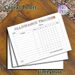 Allowance Tracker Painting Poster, Pastel-colored Structured Table Poster, Practical Tool To Track Weekly Tasks And Earned Allowance For Home Use_maomaolike.com