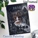 Coral Tomb Deep Sea Fantasy Painting Poster, Dark Monochromatic Gothic Underwater Scene Poster, Mysterious Underwater Adventure Artwork Ideal For Home_maomaolike.com