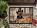 Yorkie Fall Kitchen Pumpkins Doormat Front Door Mat Indoor Outdoor Rugs For Entryway, Non Slip Washable Low Pile, 24H X 36W_maomaolike.com