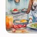 Basset Hound The Chef Memory Foam Kitchen Mat Machine Washable Anti-Fatigue Mat Cushion Comfort Bath Mat Or Kitchen Rug_maomaolike.com