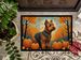 Welsh Terrier Fall Doormat Front Door Mat Indoor Outdoor Rugs For Entryway, Non Slip Washable Low Pile, 24H X 36W_maomaolike.com