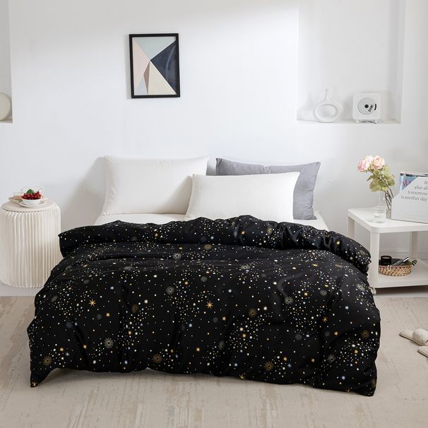 Home Textile Bedding Three Piece Set Brushed Printed Quilt Set_maomaolike.com