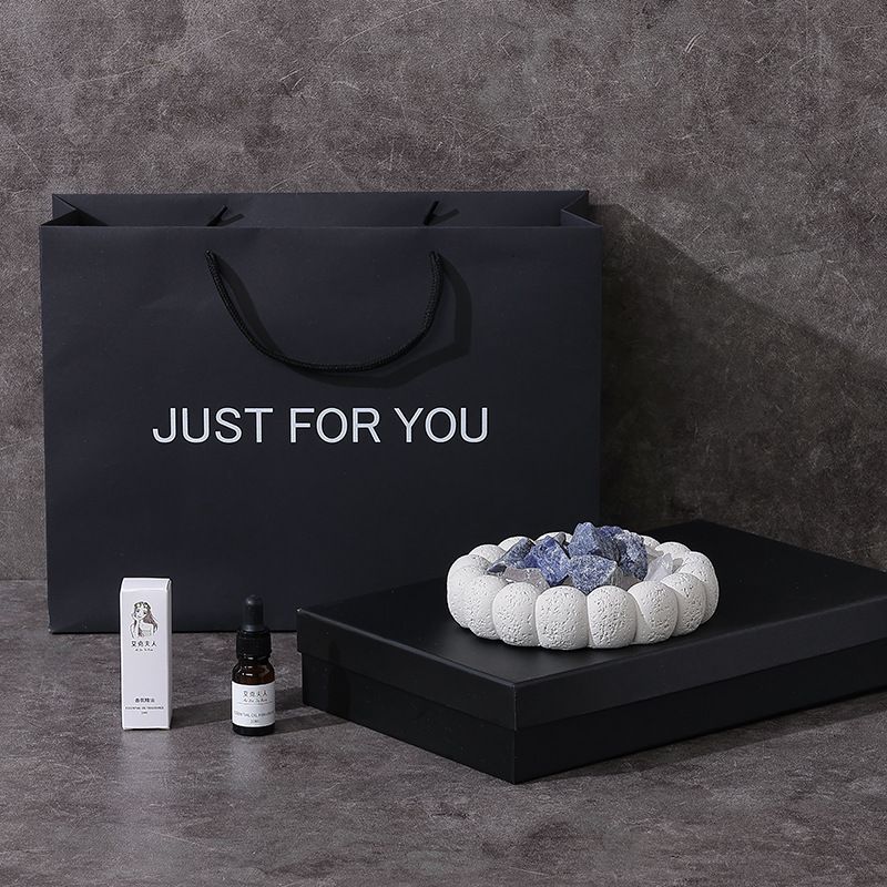 Premium Texture Flameless Aroma Diffuser Crystal Essential Oil Aromatherapy Container Box Indoor Home Bedroom Hand Gift_maomaolike.com
