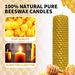 Jaysuing Beeswax Tablets Handmade Diy Christmas Atmosphere Creative Honeycomb Candles Pure Beeswax Roll Wax Tablets Raw Materials_maomaolike.com