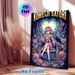 Komeiji Satori Painting Poster, Vibrant Surreal Anime Style Poster, Mysterious Design With Cat, Crow And Surreal Details, Ideal For Bedroom, Game Room_maomaolike.com