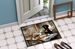 Black Lab Fall Kitchen Pumpkins Doormat Front Door Mat Indoor Outdoor Rugs For Entryway, Non Slip Washable Low Pile, 24H X 36W_maomaolike.com