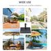20 Lbs Patio Market Umbrella Base Stand Resin Parasol Holder Square With Beautiful Decorative Pattern & Easy Setup, For Φ1.5", Φ1.89" Pole, For Beach, Lawn, Deck, Backyard, Garden, Bronze_maomaolike.com