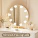 LED Vanity Mirror Lights, Stick On Hollywood Makeup Mirror Lamp With Dimmable Switch Bulb Lights For Dressing Room Bathroom Cosmetic Mirror Decoration_maomaolike.com