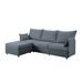 93.7' Sectional Sofa With Ottoman_maomaolike.com