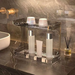 Light Luxury Rack Washstand Cosmetic Organizer Desktop Bathroom Skincare Storage Shelf_maomaolike.com