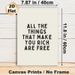 Inspirational Quote Painting Poster, Minimalist Typographic Poster, Uplifting "All The Things That Make You Rich Are Free" Message, Ideal For Living_maomaolike.com
