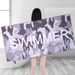 Double Sided Velvet Beach Towel Wholesale Thick Quick Drying Absorbent Printed Bath Towel_maomaolike.com