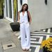 Women's Clothing Summer New Cotton And Linen Sleeveless Vest Vest Trousers Two Piece Suit Female Casual Fashion Suit_maomaolike.com